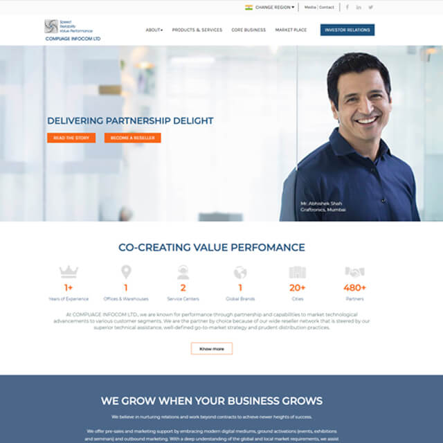 compuage-corporate website development