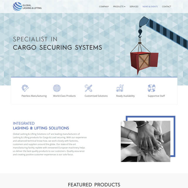 global lashing-website design and development