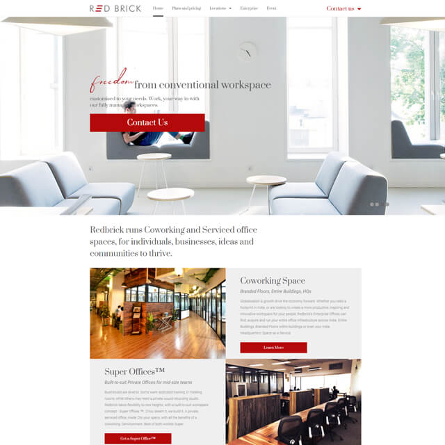 redbrick-real estate website development